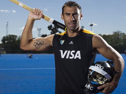 Vivaldi (37 a?os) exhibe, orgulloso, el tatuaje del momento cumbre de su carrera: la medalla dorada en R?o 2016