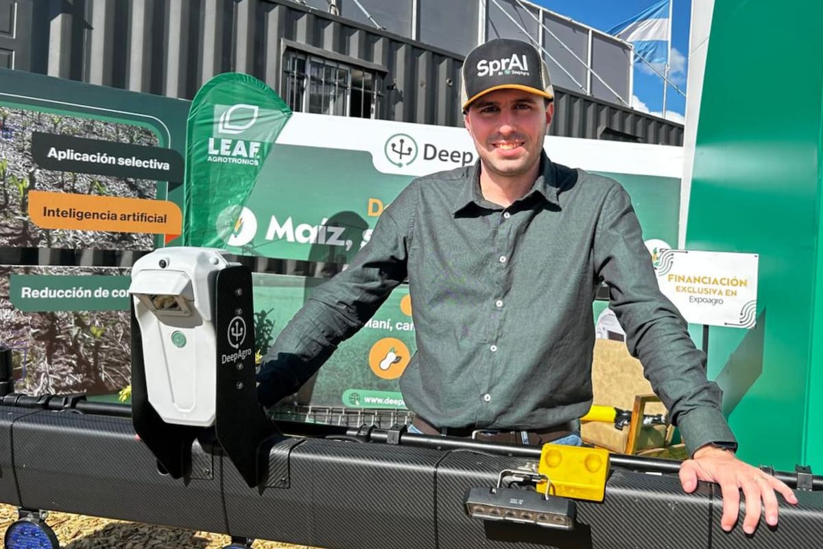 Juan Manuel Baruffaldi, CEO de la startup DeepAgro