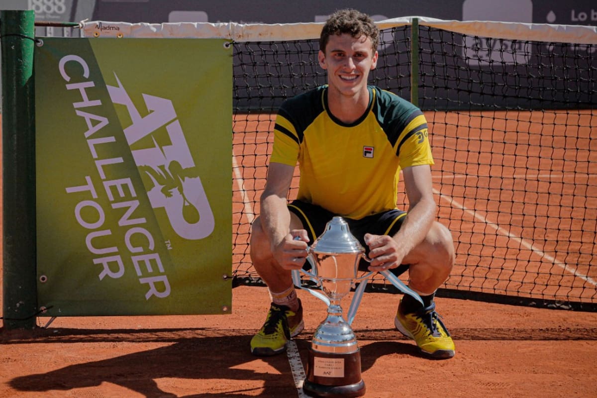 Juan Manuel Cerúndolo, ganador del Challenger jugado en Tigre