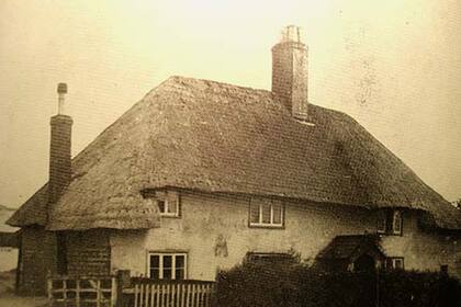 La casa de Southampton en el exilio, foto de autor anónimo.