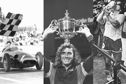 Juan Manuel Fangio, Guillermo Vilas, Diego Maradona: íconos del deporte argentino