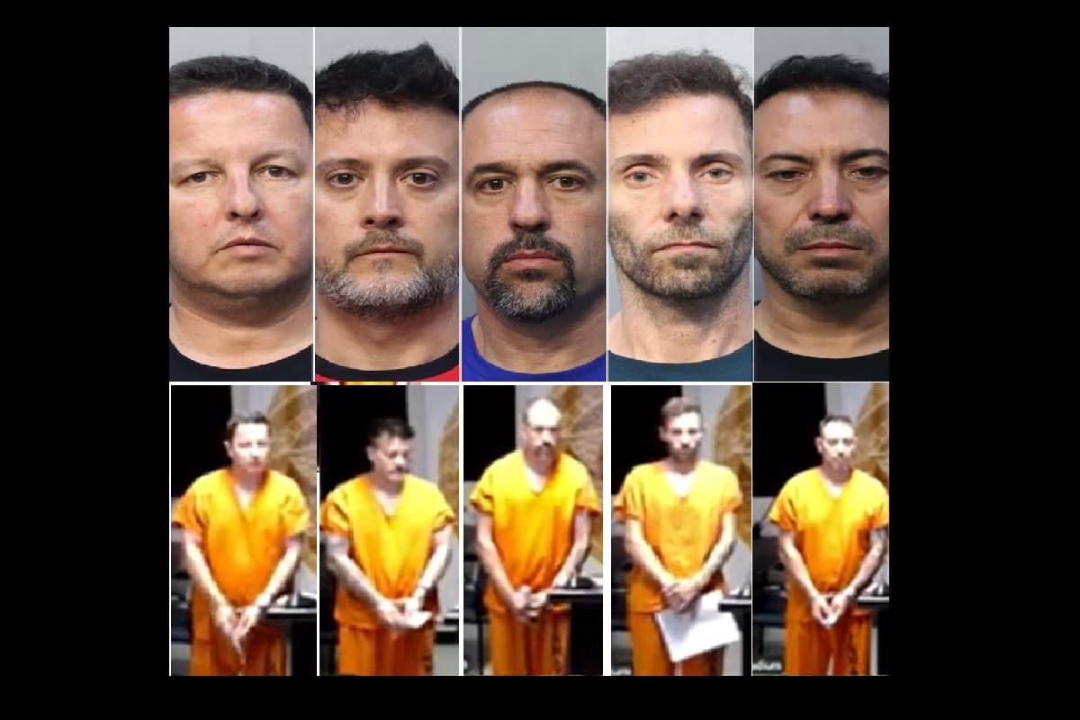 Juan Manuel Zuloaga Arenas, Diego Luis Xiccato, Juan Pablo Rúa, Sebastián Luis Moya y Mauricio Ariel Aparo Orlando