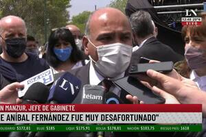 Juan Manzur fue el primer representante de la Casa Rosada en referirse públicamente a lo acontecido entre Nik y Aníbal Fernández
