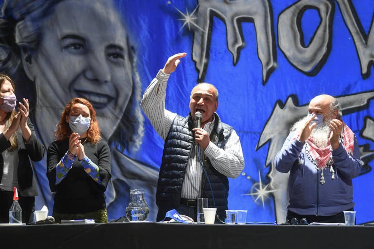 Juan Manzur junto a Emilio Pérsico.