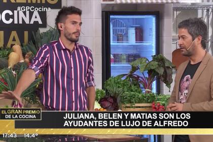 Juan Marconi, coconductor de El gran premio, tuvo un cruce con Alfredo y fue repudiado en Twitter.