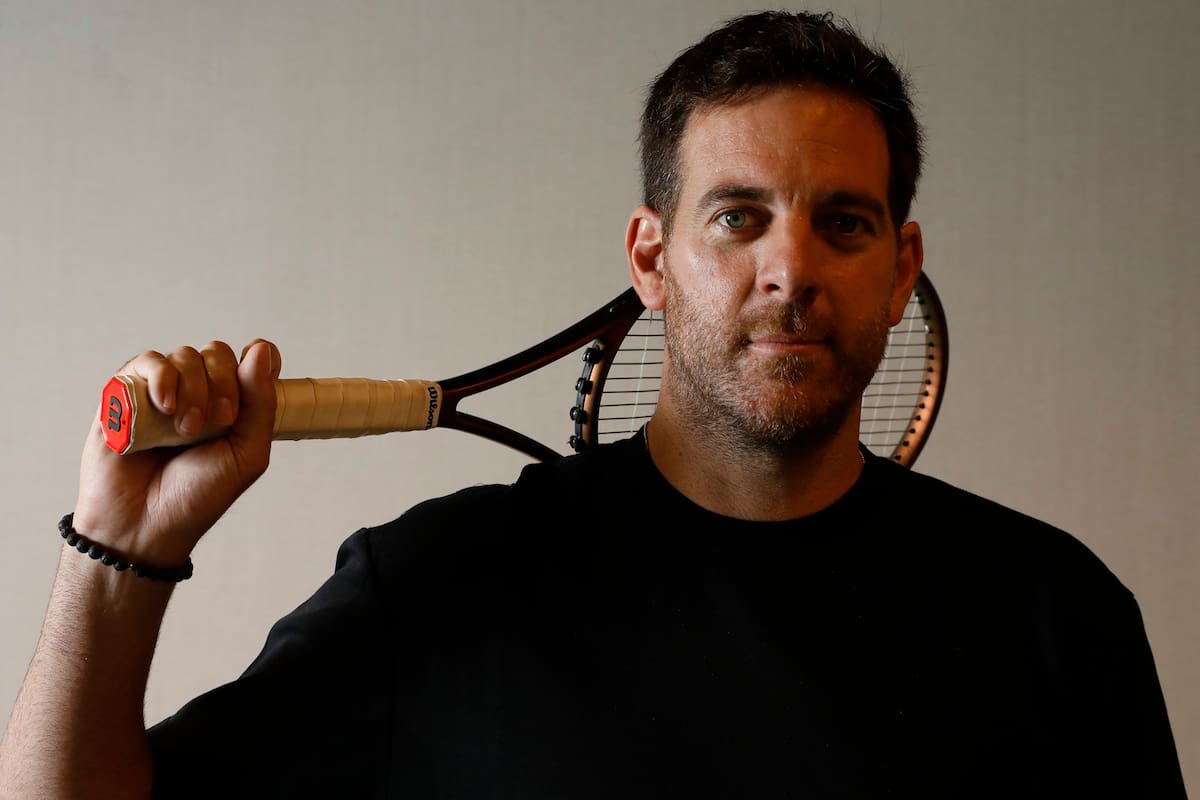 Juan Martín del Potro, con LA NACION, en Buenos Aires, a menos de un mes de jugar una exhibición con Djokovic en Parque Roca