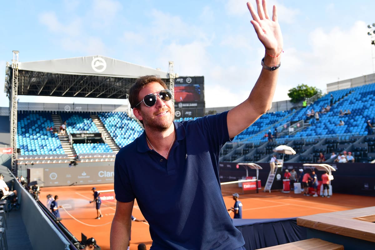 Juan Martín del Potro en el court central del Río Open; en la ciudad brasileña vivió grandes momentos, como sus victorias sobre Novak Djokovic y Rafael Nadal en los Juegos Olímpicos de 2016.