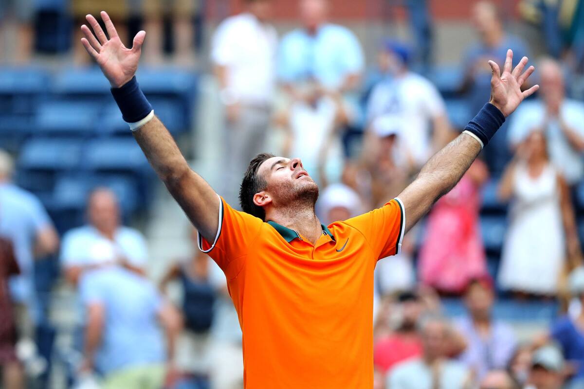 Juan Martín del Potro en el US Open 2018, pasó a semifinales.