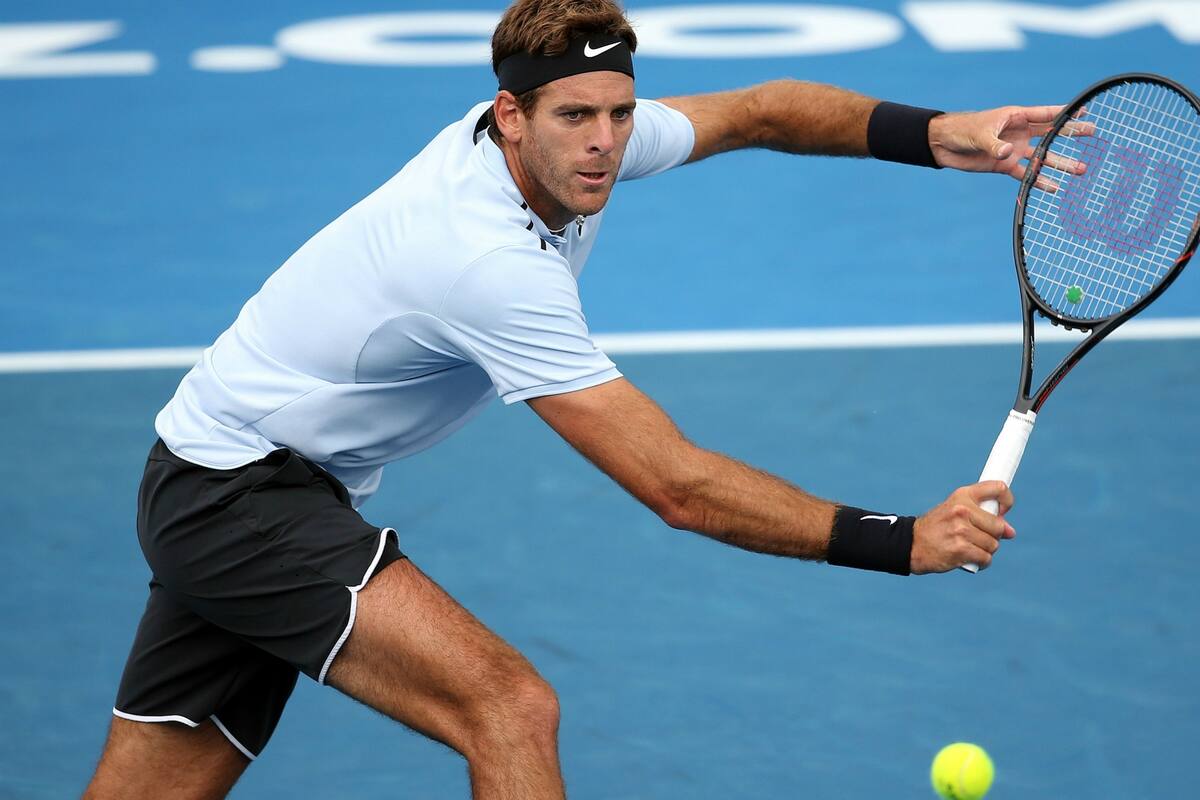 Juan Martín del Potro, en la final de Auckland