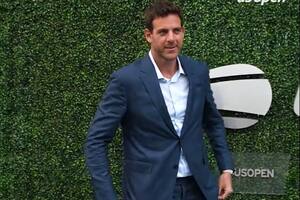 Juan Martín del Potro, en su llegada al US Open