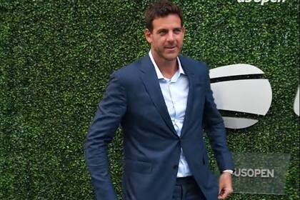 Juan Martín del Potro, en su llegada al US Open