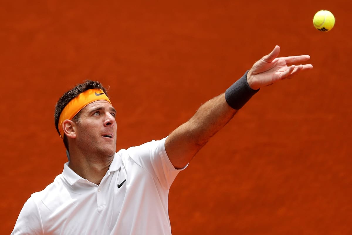 Juan Martín Del Potro enfrenta a Laslo Djere en Madrid