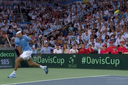 Juan Martín Del Potro rememoró un punto suyo contra Croacia para alentar a la selección argentina