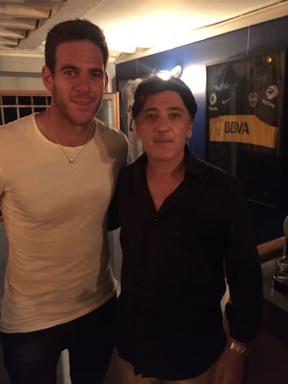 Juan Martín Del Potro visita Volver cuando está en París.