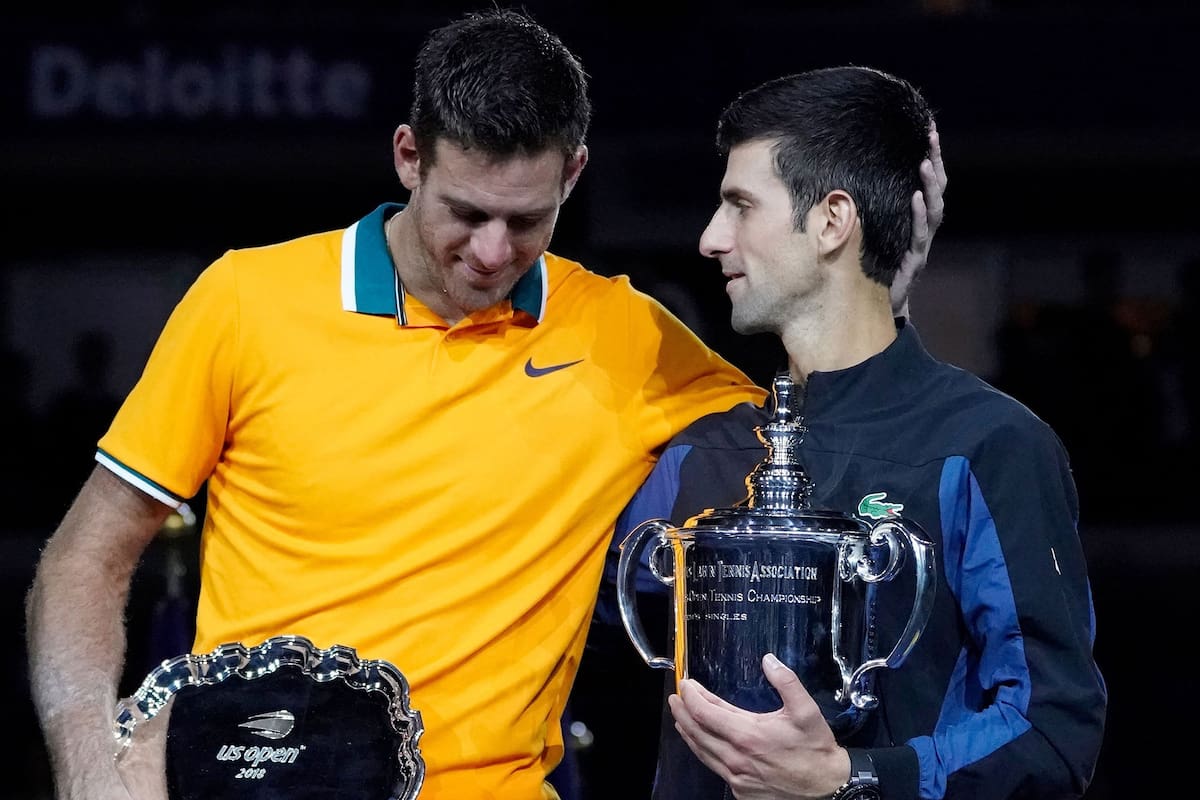 Juan Martín Del Potro y Novak Djokovic, dos grandes amigos del mundo del tenis que se enfrentarán por última vez el domingo