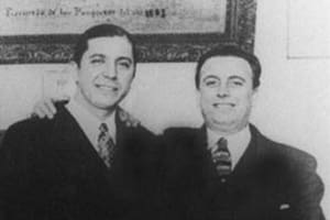 Juan Nicolás Ruggiero, Ruggierito, con Carlos Gardel