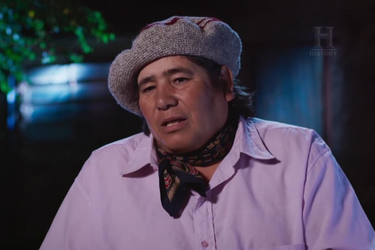 Juan Oscar Pérez en el documental de History "El niño del linaje sagrado"