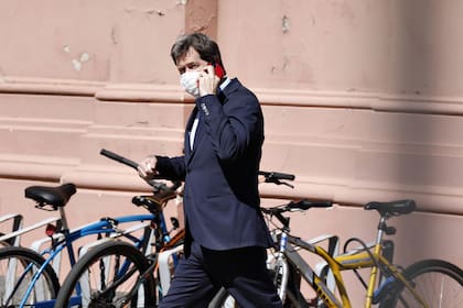 Juan Pablo Biondi en la Casa Rosada