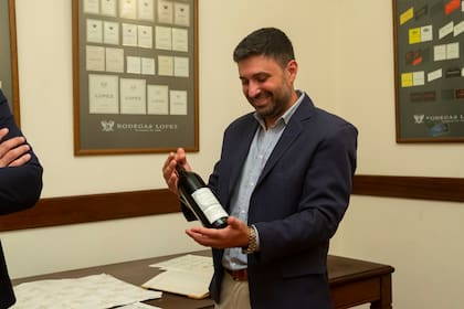 Juan Pablo Díaz, enólogo de Bodegas López, cuyo Malbec es el "value" del año