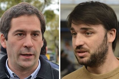 Juan Pablo Luque, el candidato oficialista por el peronismo unido, e Ignacio Torres, postulante a gobernador por JxC