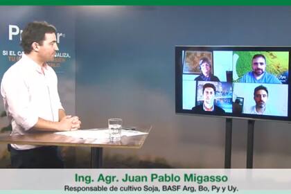 Juan Pablo Migasso, de Basf en la jornada