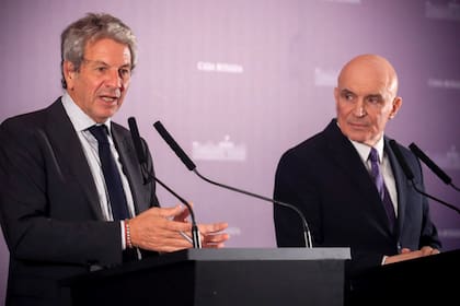 Juan Paso y José Luis Espert fueron los encargados de anunciar el Proyecto de Ley de Inocencia Fiscal