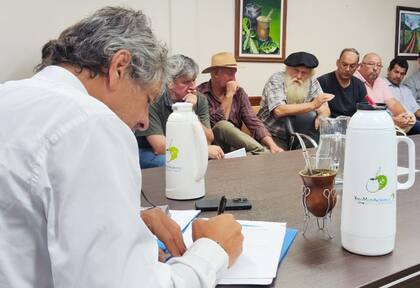Juan Pazo cuando se medió en el conflicto del Instituto de la Yerba Mate (INYM), a quien el Gobierno le sacó la potestad para fijar los precios