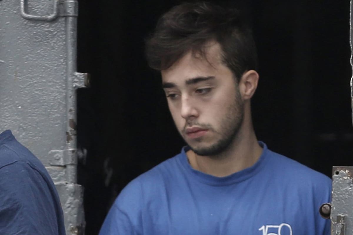 Juan Pedro Guarino, al momento de ser liberado de la Alcaidía de Melchor Romero en abril de 2021