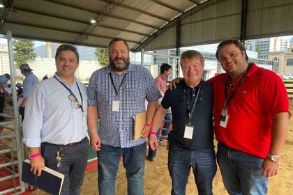 Juan Portela, Adrian Rundle, Kevin Patrick Mc Carthy y Carlos Laborde