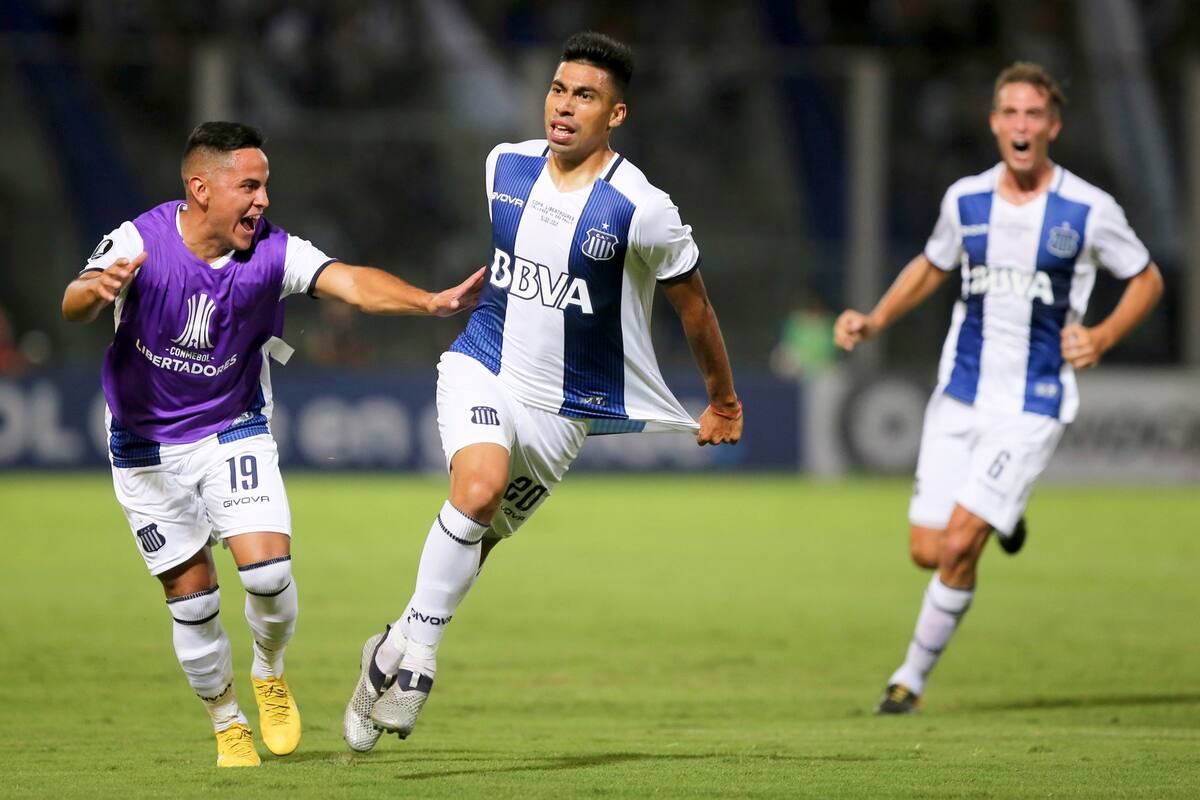Juan Ramirez marcó el primer gol de Talleres frente a San Pablo