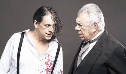 Juan Rodó, en la doble piel de Jekyll y Hyde, y Lavié como su confidente, el abogado John Utterson