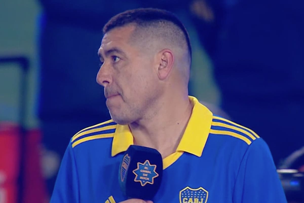 Juan Román Riquelme se emocionó en plena entrevista y debió abandonar el estudio