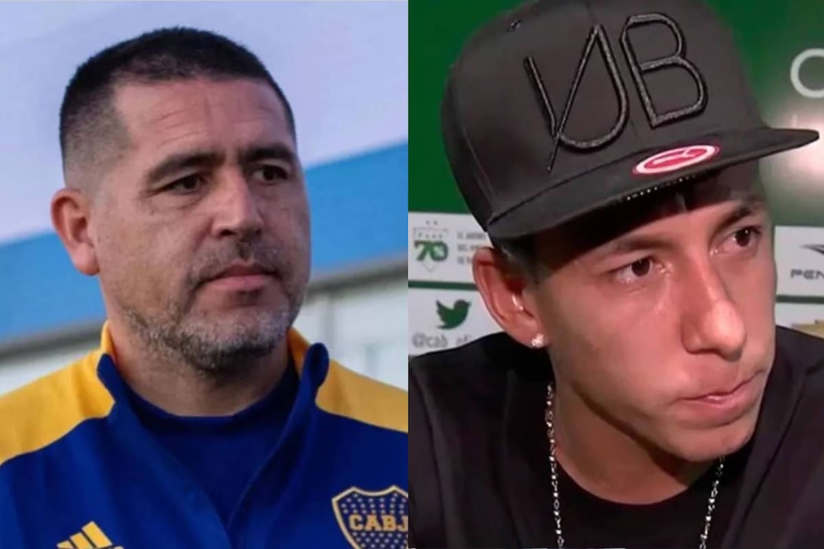 Juan Román Riquelme y Brian Sarmiento