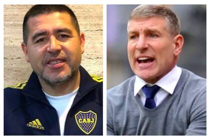 Juan Román Riquelme y Martín Palermo
