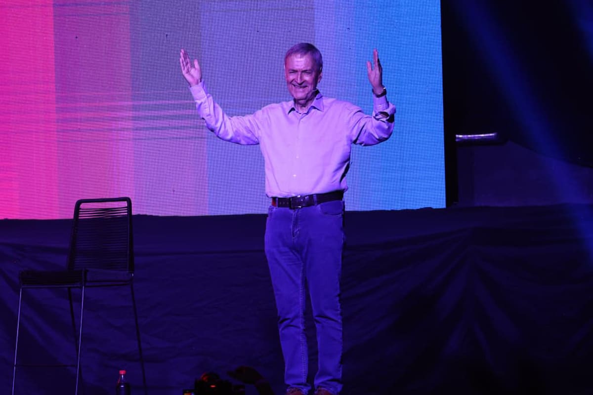 Juan Schiarett, en el acto de Provincias Unidas la semana pasada