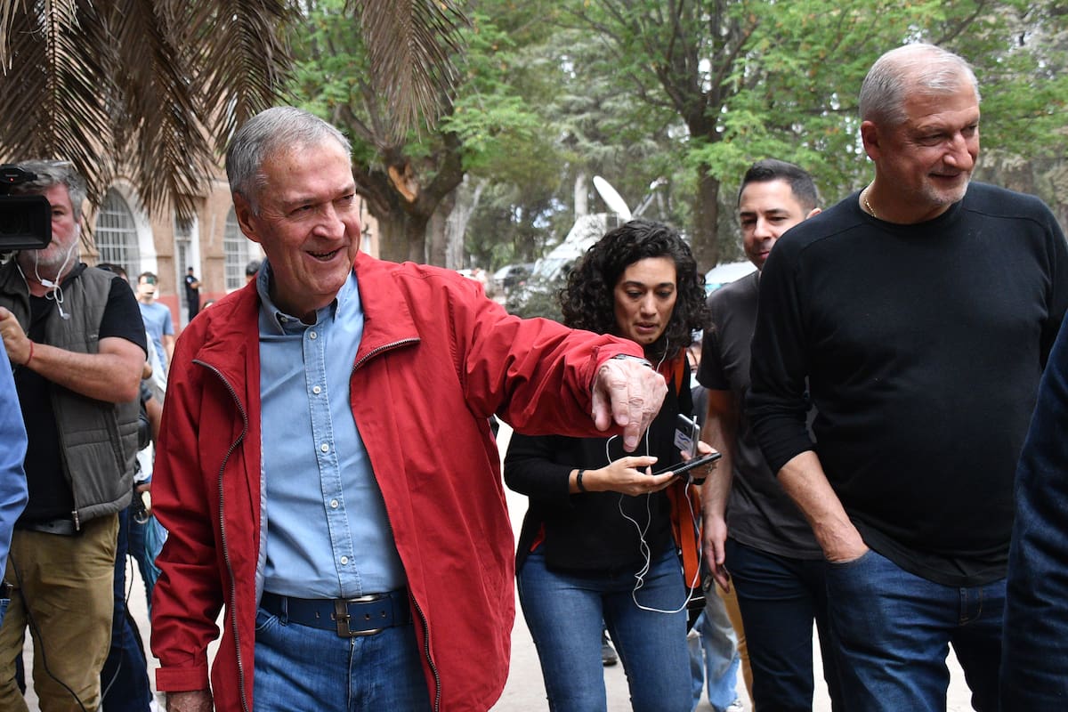 Juan Schiaretti, el día de las elecciones