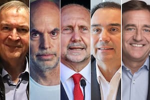 Juan Schiaretti; Horacio Rodríguez Larreta; Omar Perotti; Gustavo Valdés; Rodolfo Suárez