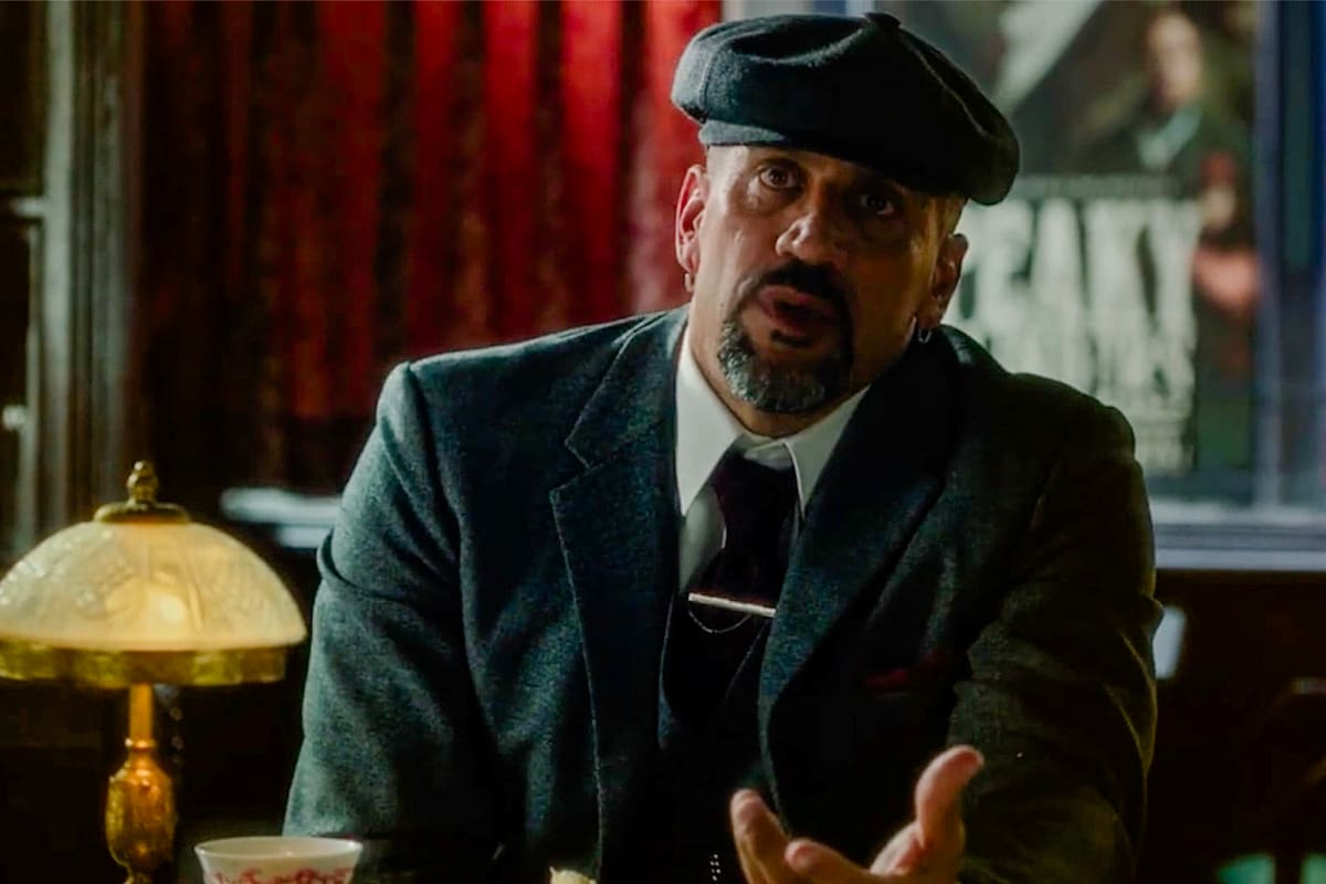 Juan Sebastián Verón en la publicidad de Netflix de la nueva película Peaky Blinders: El Hombre Inmortal