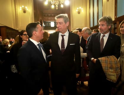 Juan Tomás Rodríguez Ponte, junto a Horacio Rosatti y Juan Bautista Mahiques
