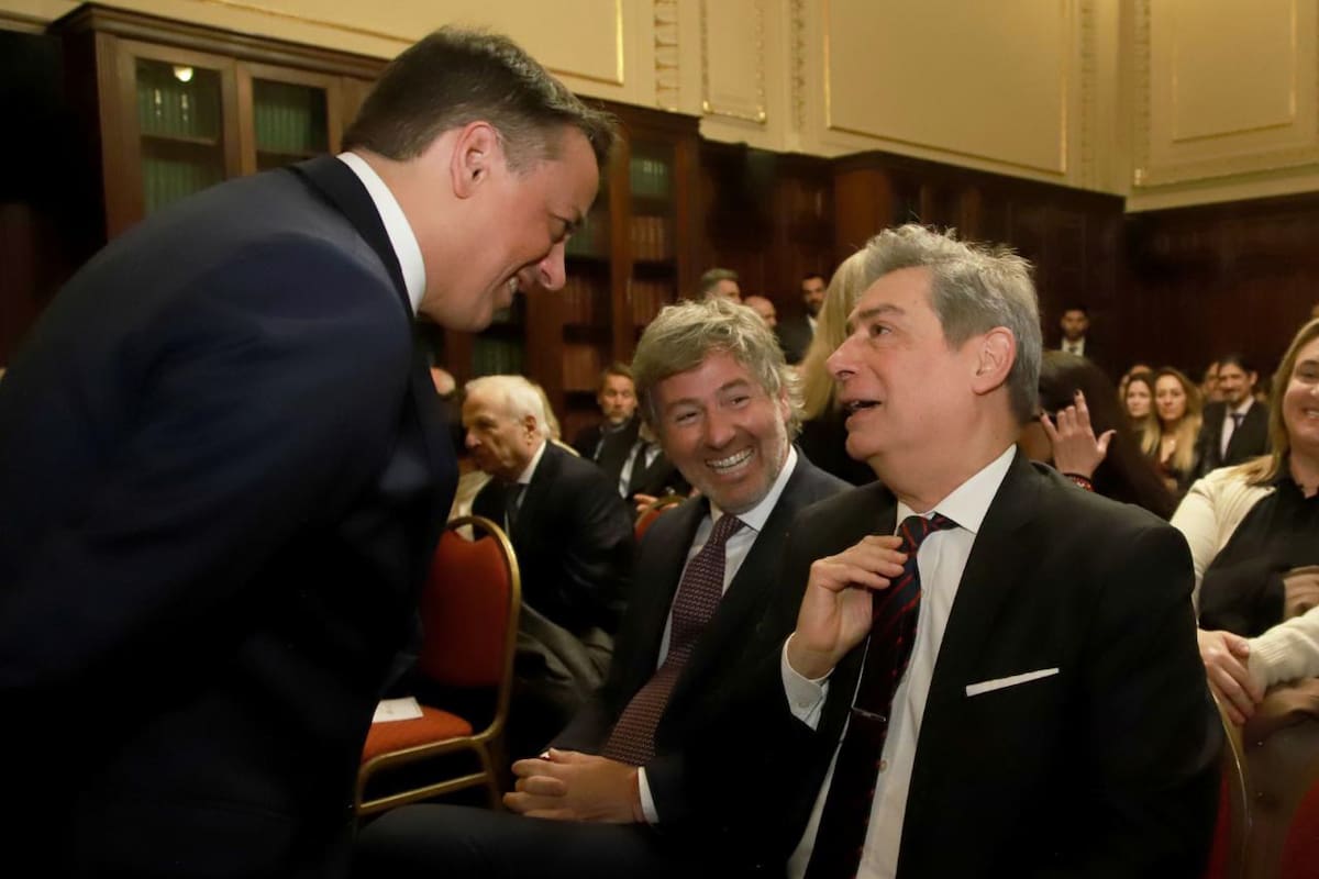 Juan Tomás Rodríguez Ponte, junto a Juan Bautista Mahiques y Horacio Rosatti