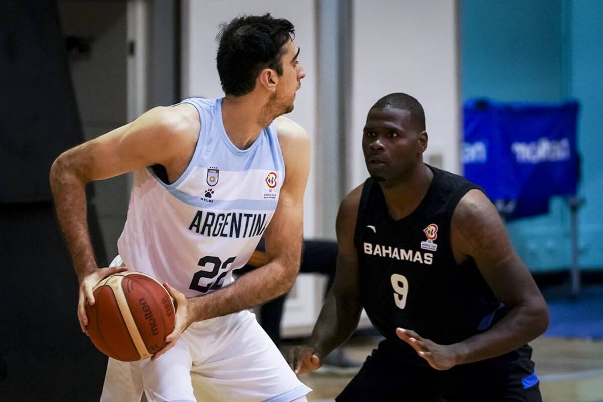 Juan Vaulet fue el goleador de la selección argentina en la victoria sobre Bahamas con 19 puntos