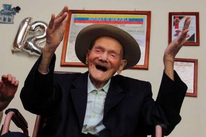 Juan Vicente Pérez nació el 27 de mayo de 1909 (Photo by Jhonny PARRA / AFP)