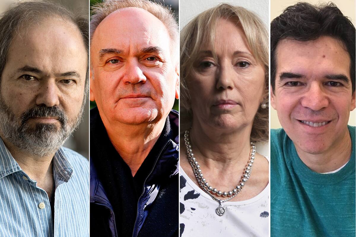 Juan Villoro, Hervé Le Tellier, Sylvia Iparraguirre y Edmundo Paz Soldán