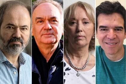 Juan Villoro, Hervé Le Tellier, Sylvia Iparraguirre y Edmundo Paz Soldán