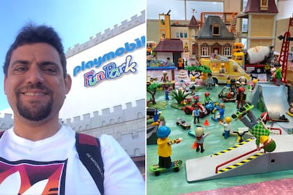 Juan vive en Berazategui y guarda en "un galponcito" miles de muñecos de Playmobil