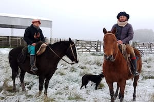 La nieve sorprendió al campo en un momento decisivo