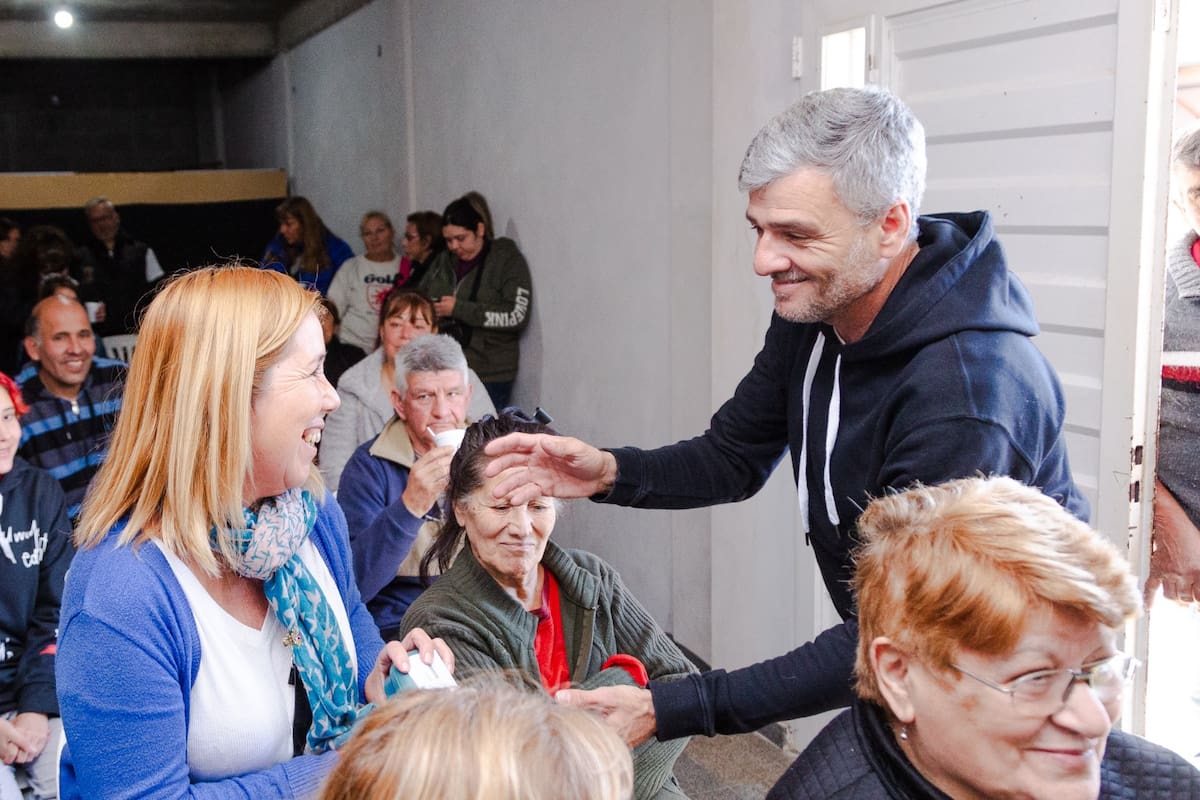 Juan Zabaleta en una actividad con recursos del Ministerio de Desarrollo Social hoy