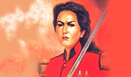 Juana Azurduy jugó un gran rol en las luchas de la Revolución contra los españoles