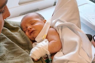 Juana Repetto tuvo que operar de urgencia a su hijo de dos meses