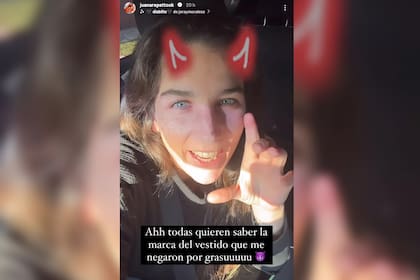Juana Repetto contó que le negaron un canje (Foto Instagram @juanarepettook)
